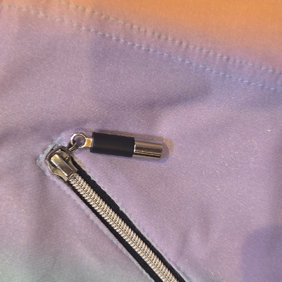 Jamie Sadock Unique Multi-Color Pastel Ombre Leisure Skort with Zipper Pockets - Picture 4 of 10